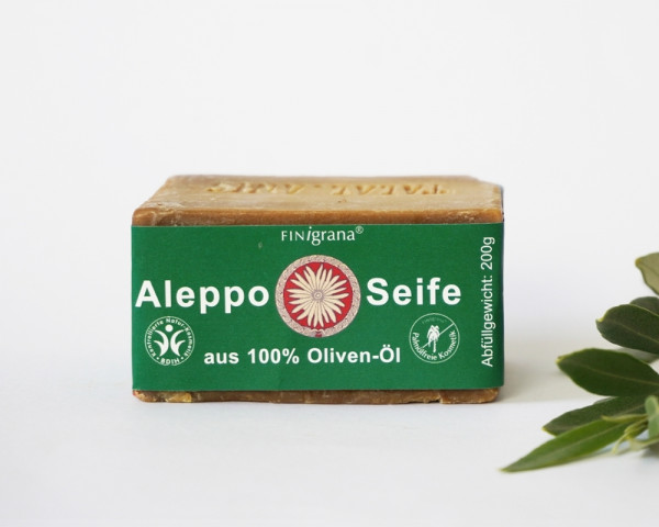Aleppo-Seife 100% Olivenöl 200g