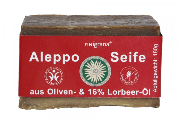 Aleppo-Seife mit 16% Lorbeeröl 180g